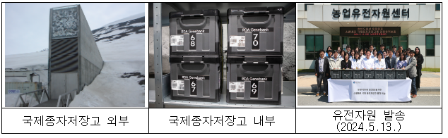 우리 토종 종자 ‘스발바르 최후의 날 저장고’에 중복보존 우리 토종 종자 ‘스발바르 최후의 날 저장고’에 중복보존