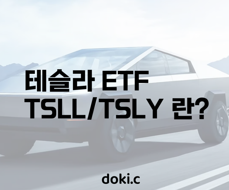  연 수익 90%? TSLL/TSLY, 테슬라 ETF 란?(레버리지, 배당)