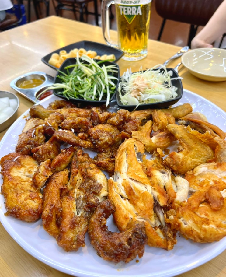  수원 남문 통닭거리 맛집 추천 : 대봉통닭 본점 대봉왕갈비반반 후기