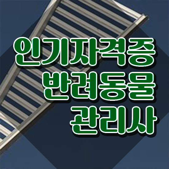  반려동물과 대학 , 반려동물관리사 자격증 20일 만에 합격한 비법 정보 가득
