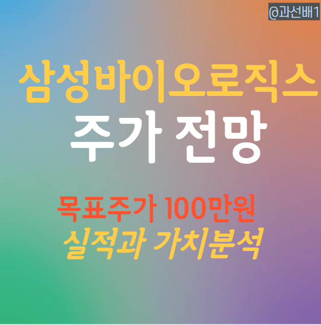  삼성바이오로직스 주가 전망 - 목표주가 상향 이유는?
