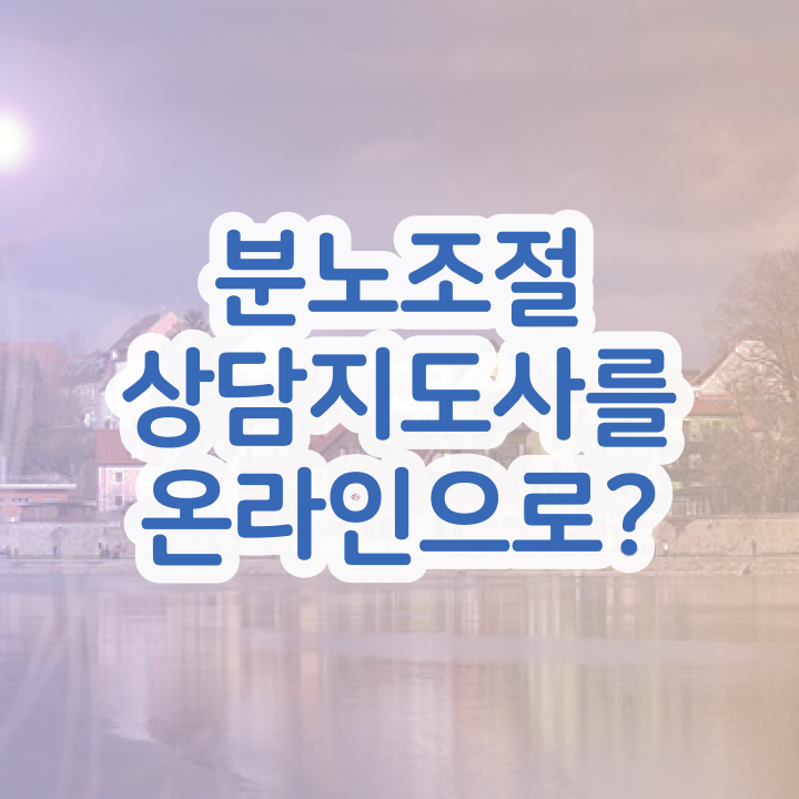  학생 자격증 추천 , 분노조절상담지도사 관련학과 아니어도 편하게 끝낼수 있었던 노하우