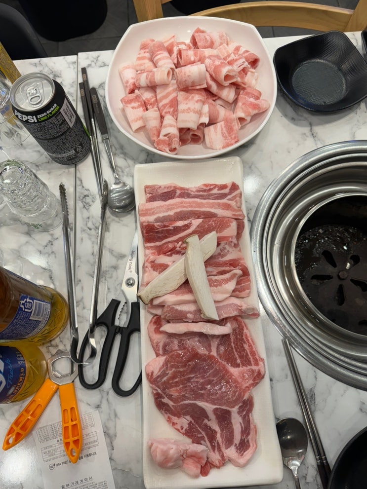  안산 중앙동 소주/맥주 개수 제한 없이 2,000원인 마장동고기집