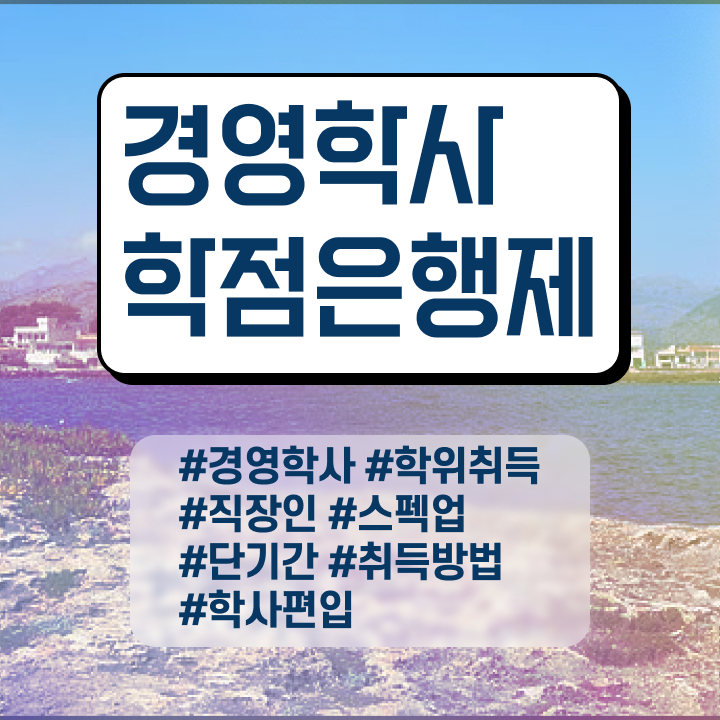  , 경영학 간편하게 성공한 과정