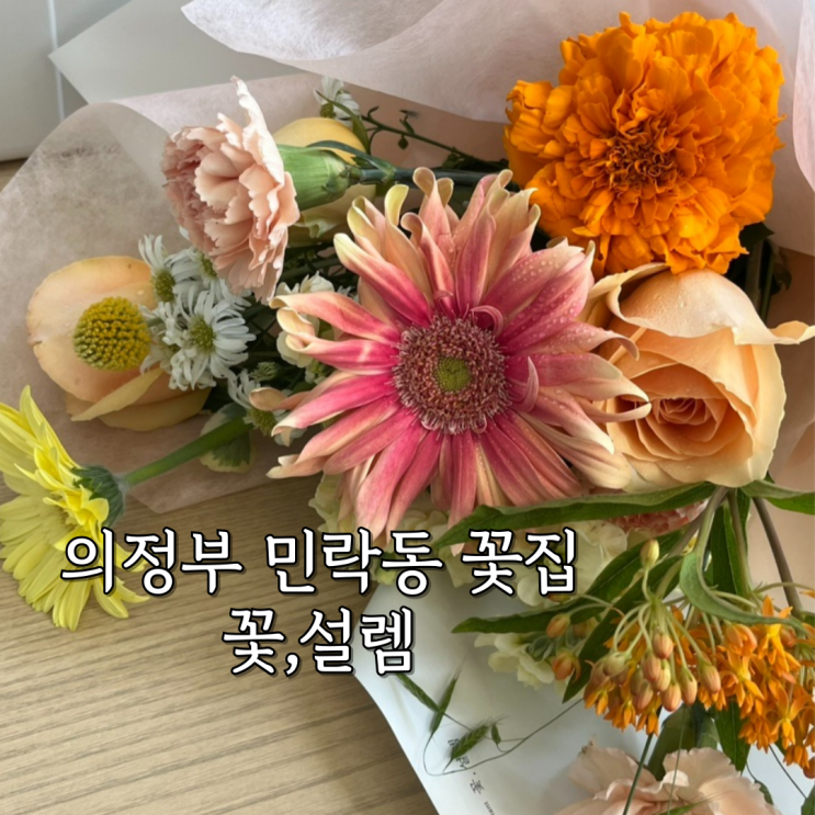  의정부민락동꽃집 꽃설렘, 특별한 날 꽃다발 선물하기 좋은 곳
