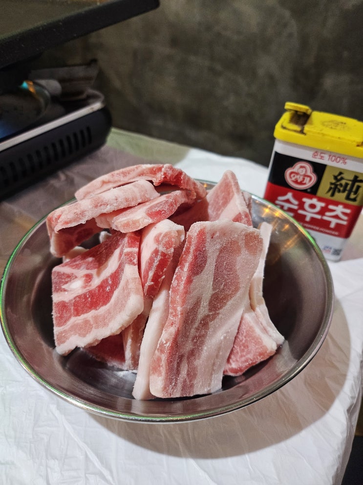  강남 신사동 삼겹살 냉삼이 맛있는 미쓰냉삼