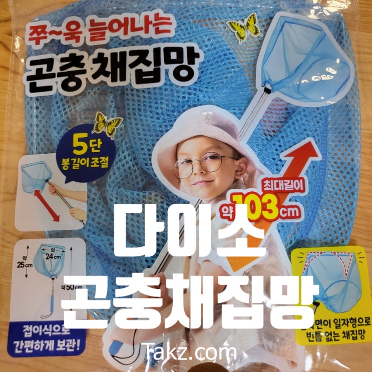  다이소 곤충 채집망 곤충 채집함으로 나비 채집한 후기