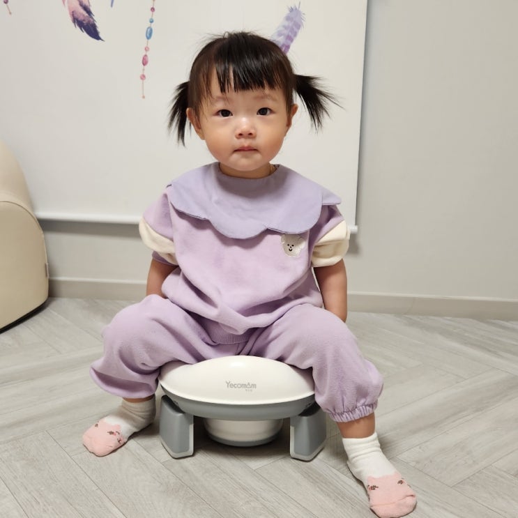  예꼬맘 다기능 휴대용 유아변기으로 18개월아기 배변훈련 시작