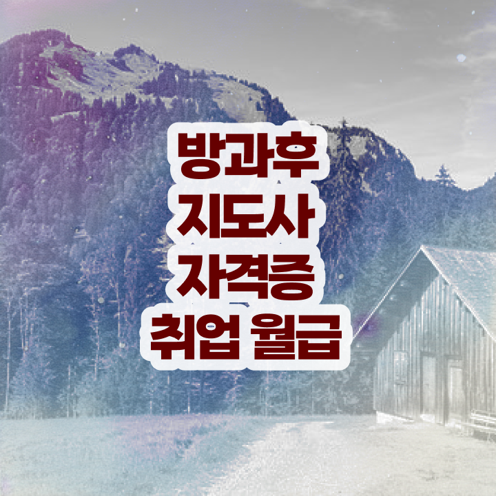  방과후 돌봄지도사 , 방과후지도사 합격 후기 및 빠르게 따는 법