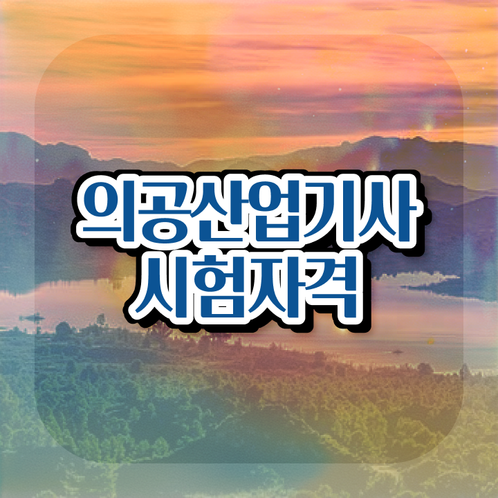  의공산업기사 전공 의공산업기사 시험응시조건 집에서 온라인으로 1학기에 완료한 노하우