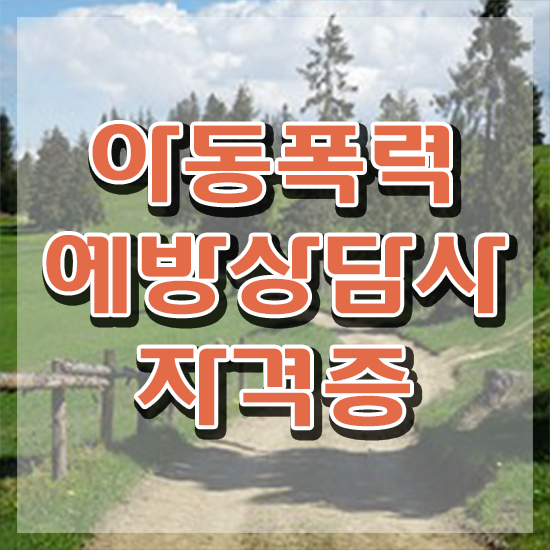  2급아동폭력예방상담사전문학원 , 아동폭력예방상담사 자격증 독학으로 준비한 방법 요점정리