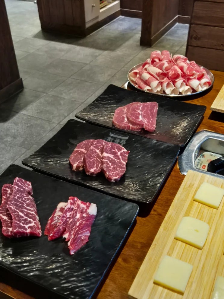  망포 태장사거리 먹자골목 소고기 차돌박이 기절 초풍 세트 후기