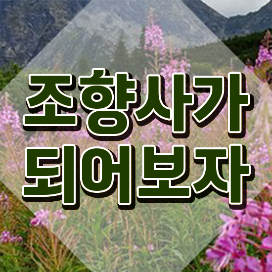  부산조향사자격증 , 비용없이 온라인으로 조향사 합격 후기 확인해보세요