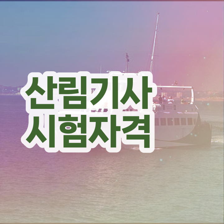  산림기사 필기 독학 산림기사 시험자격 온라인 과정으로 15주 동안 준비한 노하우
