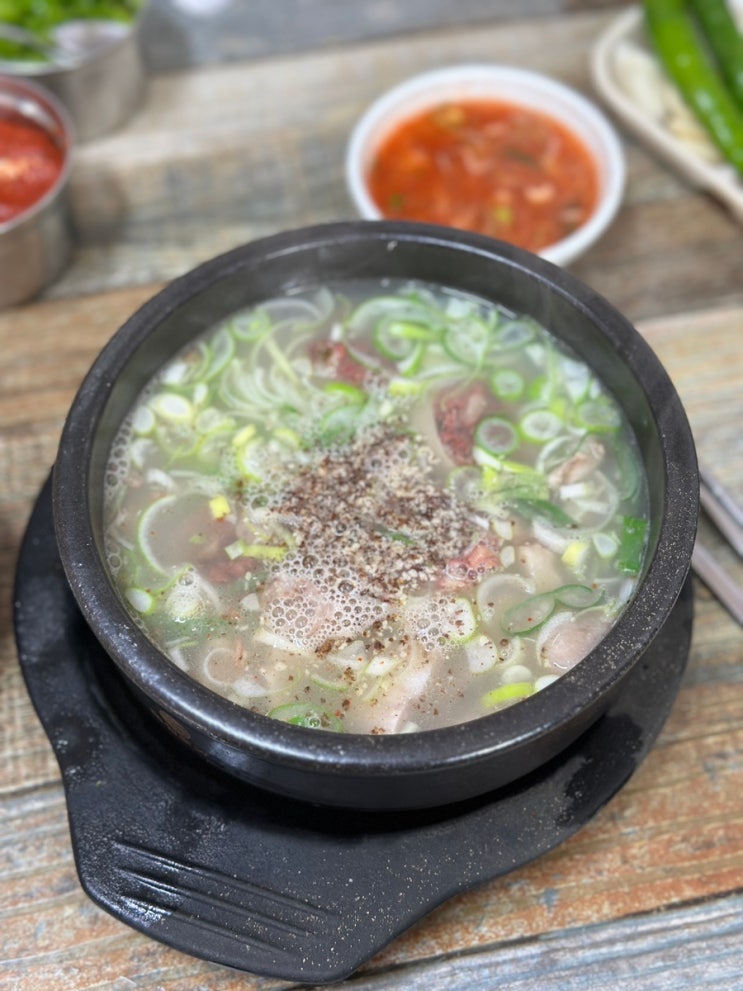  성덕정길 뚝도시장 점심 성수 순대국 옛날순대국밥 한그릇 뚝딱!