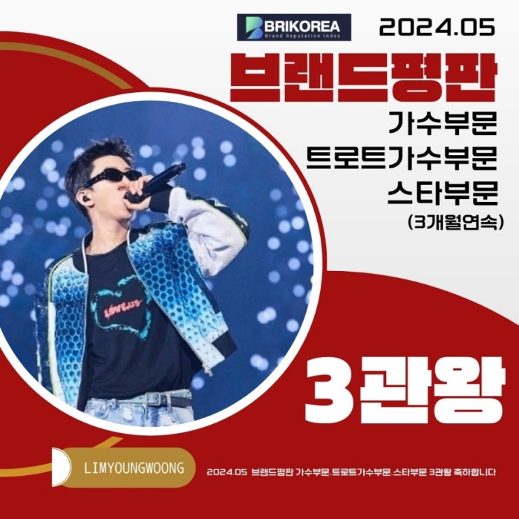 브랜드평판을 뛰어 넘는 아티스트 <b>임영웅</b>!!