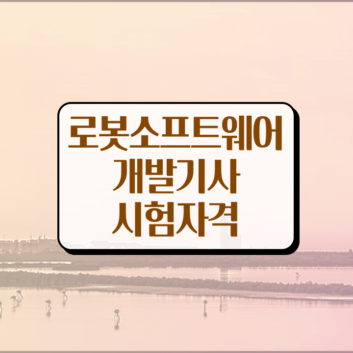  로봇소프트웨어개발기사 시험자격 인강으로 단기간에 성공한 비법