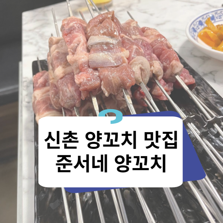  신촌역 창천동양꼬치 맛집 연대 앞 간단하게 회식도 하기 좋은 준서네양꼬치