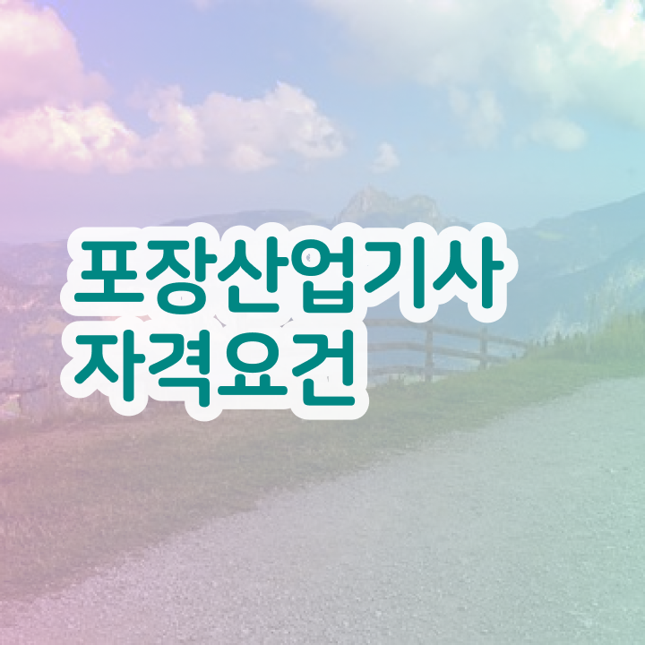  포장산업기사 시험 조건 포장산업기사 응시자격 인강으로 반 년만에 완료한 팁