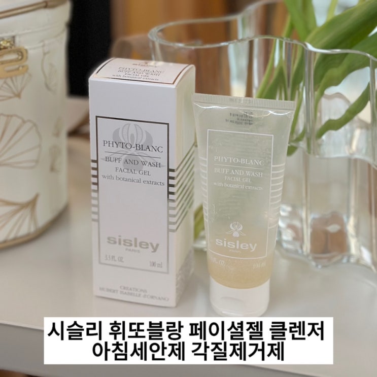  시슬리 휘또블랑 페이셜젤 클렌저 아침세안제 각질제거제