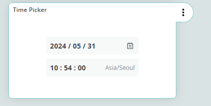  아두이노 IOT의 Time Picker 위젯을 마이크로 파이썬 코드로 사용하는 방법