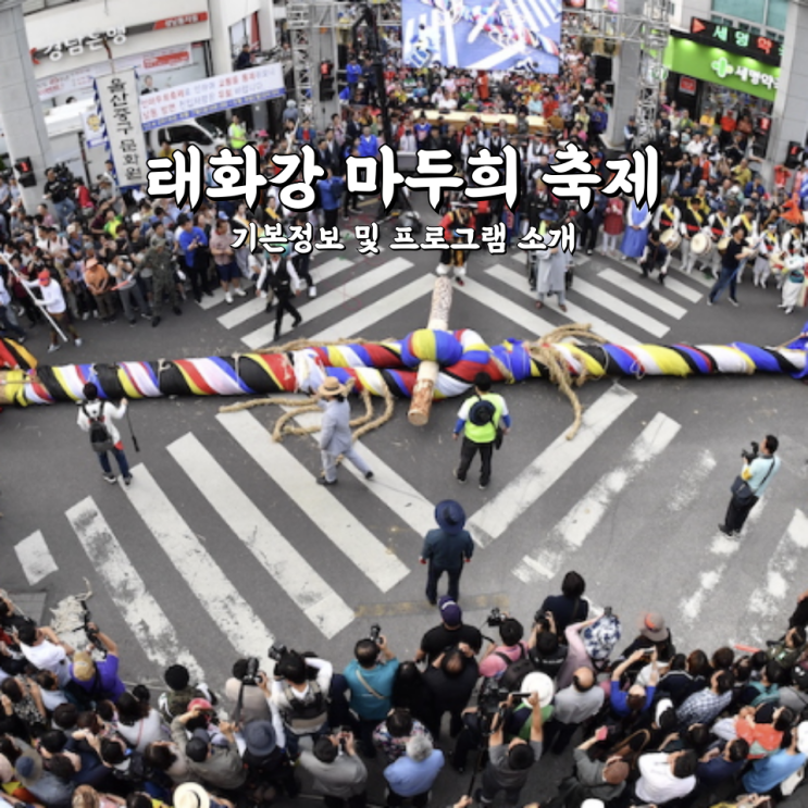  태화강 마두희 축제 기본정보 및 프로그램 소개
