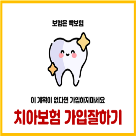  치아보험료 순위보다 보철치료 계획이 핵심
