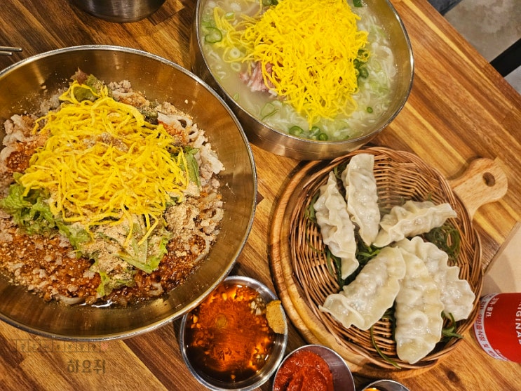  파주 헤이리 맛집 뼈칼국수 교하제면소 웨이팅 팁 오픈전 방문 후기