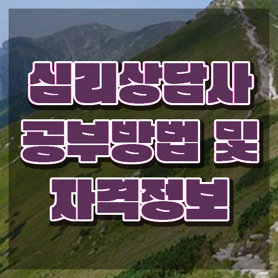  심리자격증 , 심리상담사 자격증 온라인으로 쉽게 취득한 과정 및 활용 방법