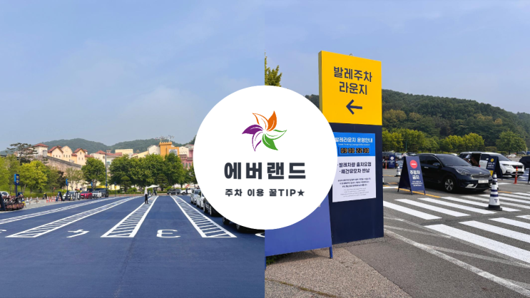  에버랜드 주차장 이용 꿀팁 주차 요금 및 할인 총정리 / 발레파킹 예약 방법