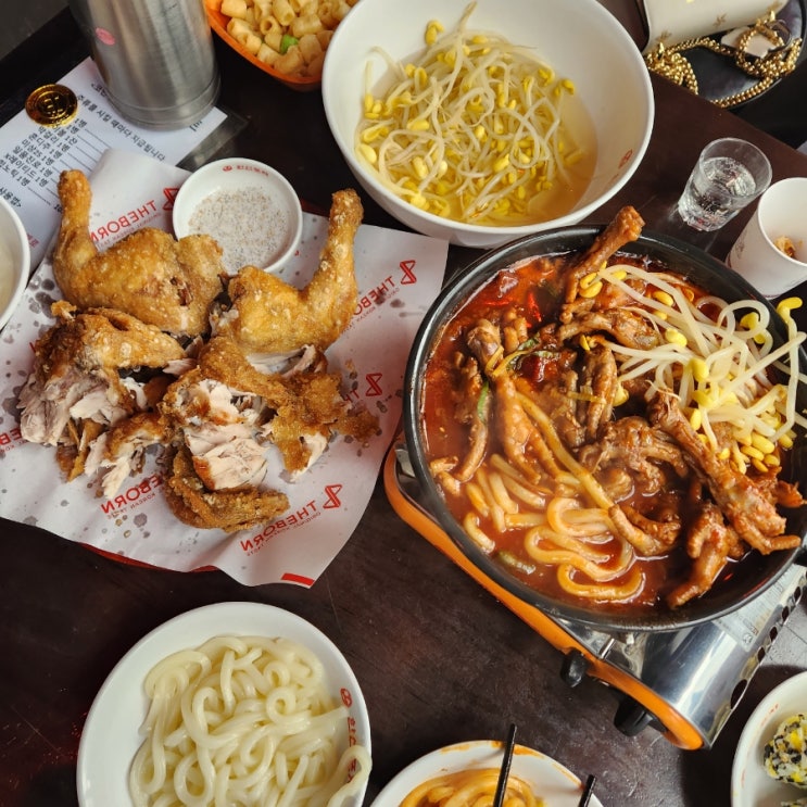  발산 맛집ㅣ국물닭발 통닭은 세트세트 '한신포차'