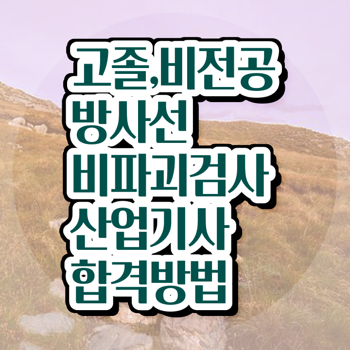  방사선비파괴검사산업기사 자격요건 온라인 과정으로 반 년만에 완료한 비법