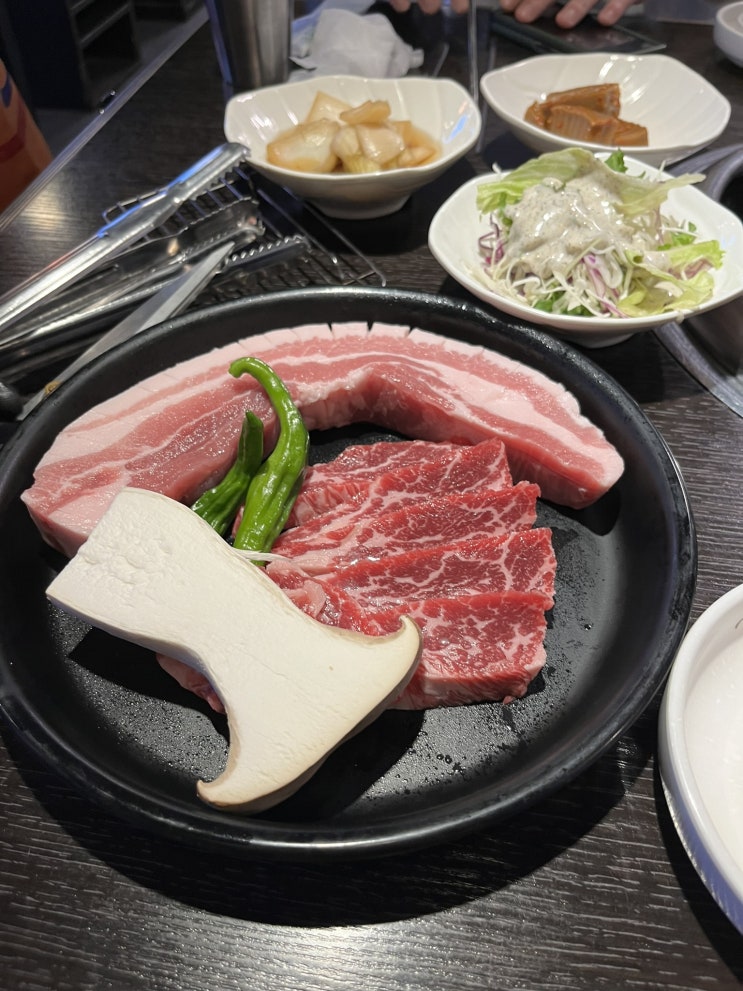 논현역맛집 옛날농장 논현점 소갈비살, 삼겹살이 맛있는 고깃집