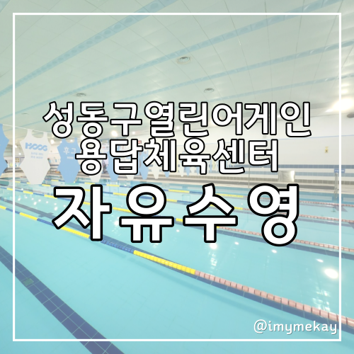  용답체육센터 토요일 주말자유수영 후기 및 자유수영 시간표