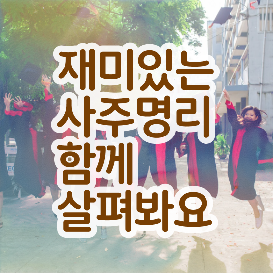  사주팔자 목 , 심리상담사 자격증 학습한 후기 확인하세요
