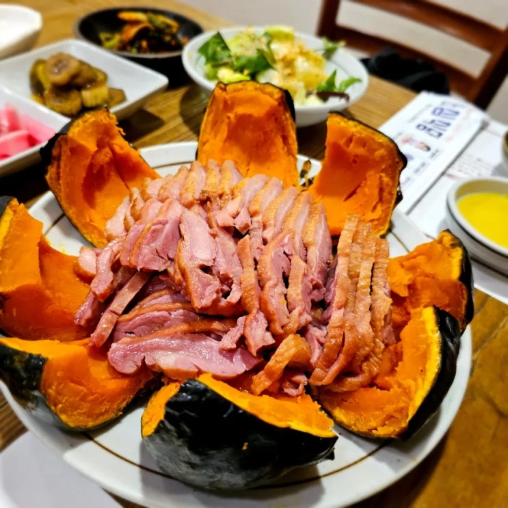  내원사 오리훈제맛집 그대발길머무는곳에