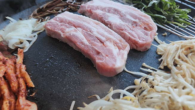 대전 관평동 맛집, 강원도 더덕구이 무한리필되는 더덕솥뚜껑삼겹살