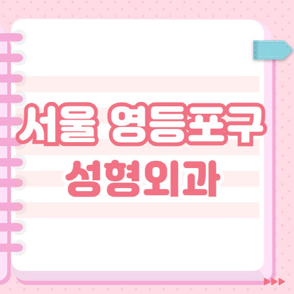  서울 영등포구 성형외과 비교 및 블랙리스트, 안면/코/눈 후기 & 정보
