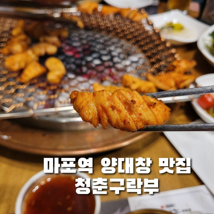  마포 용강동 맛집/회식으로 오기 좋은 마포양대창 전문 청춘구락부