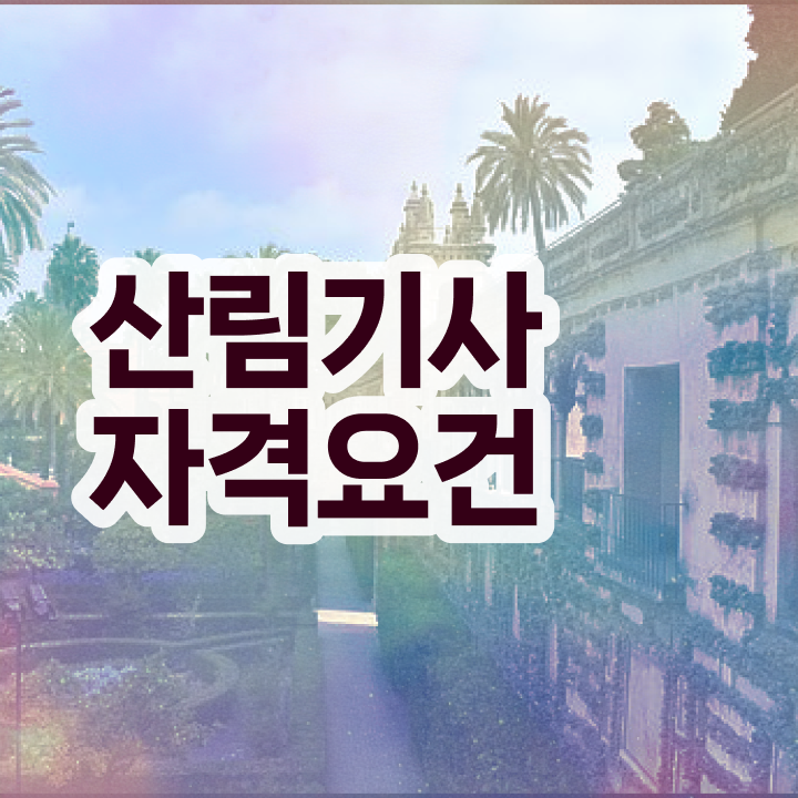  산림기사 필기 합격 산림기사 자격요건 온라인 과정으로 4개월 만에 끝낸 전략