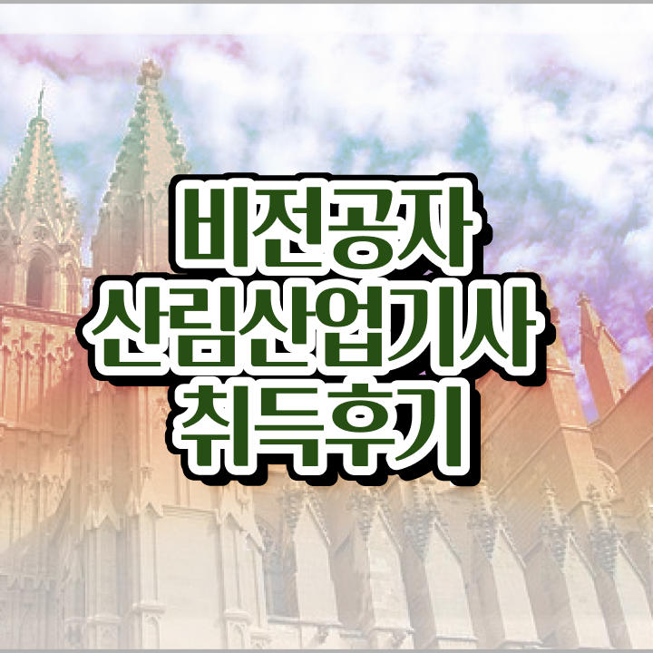  산림산업기사 준비 산림산업기사 시험자격 온라인 수업으로 쉽고 빠르게 완료한 과정