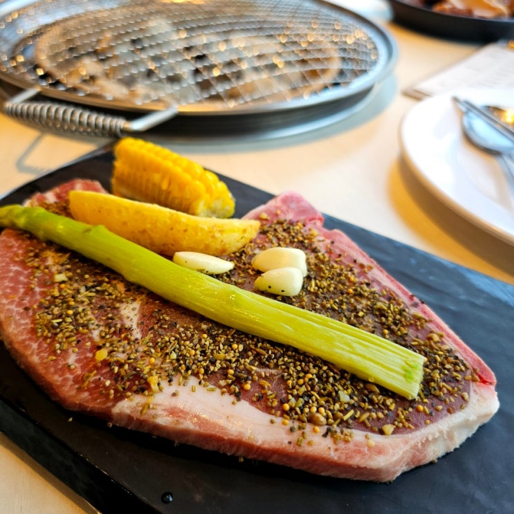  언양맛집 명륜진사갈비 신메뉴 후려페퍼스테이크