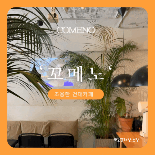  건대&어린이대공원역 조용한 카페 꼬메노 (feat. 티라미수)