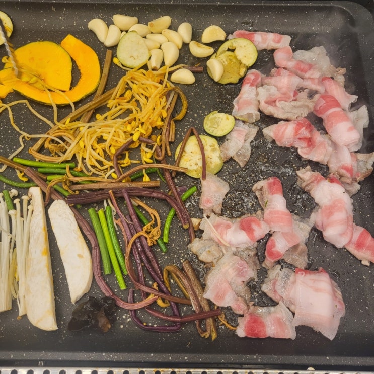  영천맛집 신상 고기집 셀프바가 푸짐한 초록대패
