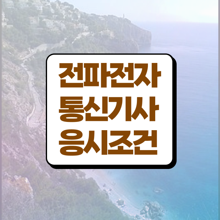 전파전자통신기사 자격조건 전파전자통신기사 취득자격 집에서 온라인으로 빠르게 끝낸 팁