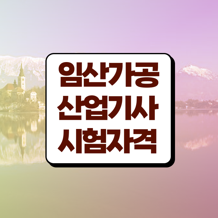  임산가공산업기사 시험응시자격 인강으로 빠르게 성공한 노하우