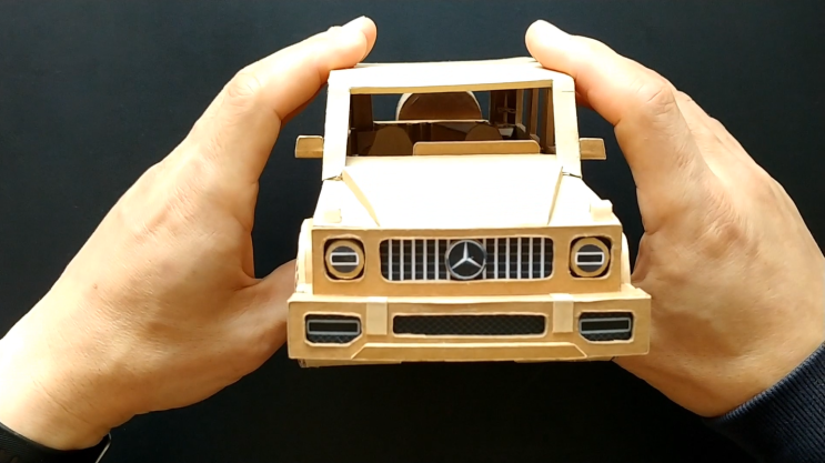  메르세데스 벤츠 지바겐 박스카 | Mercedes Benz G-Class made of cardboard [쇼츠24]