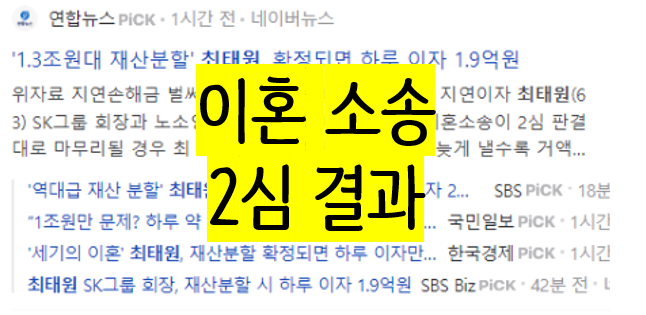 <b>최태원 회장</b>과 노소영 관장의 이혼소송 2심 결과, 자녀현황