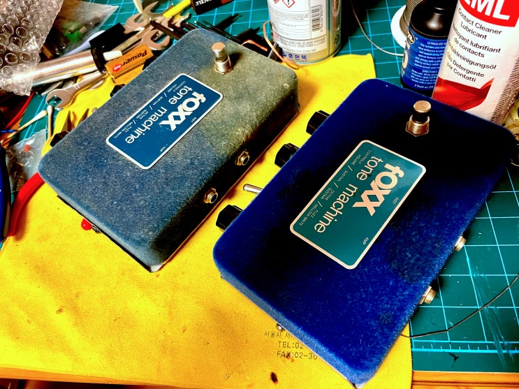  1970'S Foxx Tone Machine(폭스 톤머신 옥타퍼즈) & Katana Boost(킬리 카타나) V1 수리