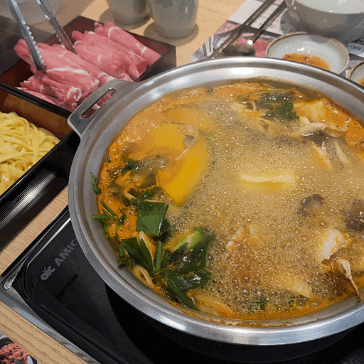  전주 송천동 맛집 [삼장샤브칼국수 송천본점] 된장 샤브칼국수, 맛있는 반찬과 후식 아이스크림까지 푸짐해요!